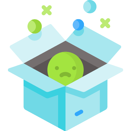 Box cardboard box empty state icon