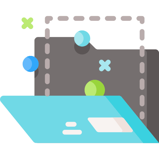 Folder storage file storage materials icon