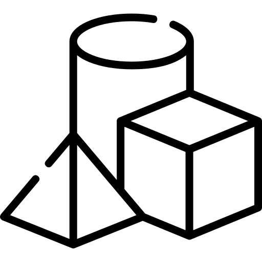 Geometry shapes cube geometry icon