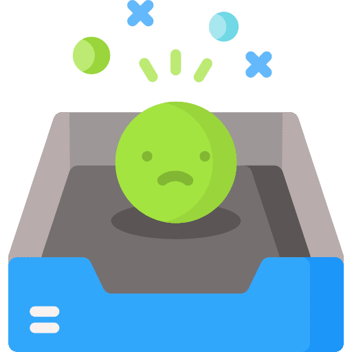 Inbox archive files and folders filing cabinet icon