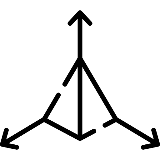 Pyramid shapes geometry 3d icon