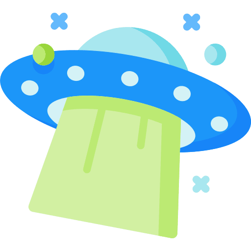 Ufo space spaceship empty state icon