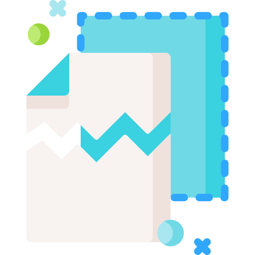 File broken empty state files and folders icon
