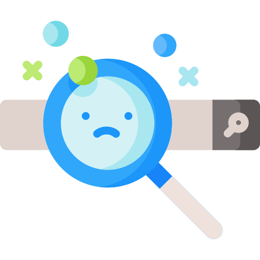 Search graph gear search icon