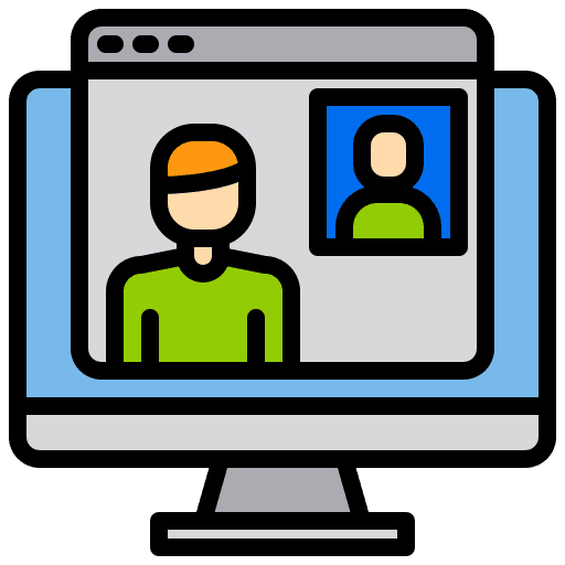 Video call user call online icon