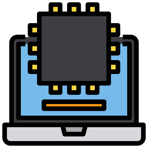 Cpu development laptop cpu icon