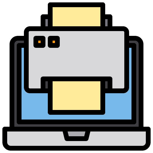 Printer computer printer electronics icon