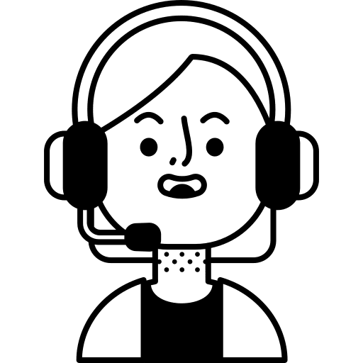 Customer service user help desk customer support icon