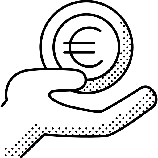 Euro coins allowance ebitda icon