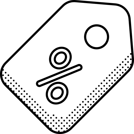 Discount label commerce and shopping discount icon
