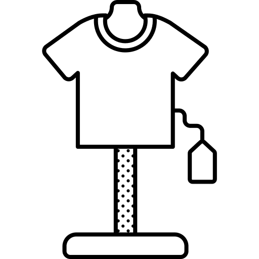 Mannequin price t shirt mannequin icon