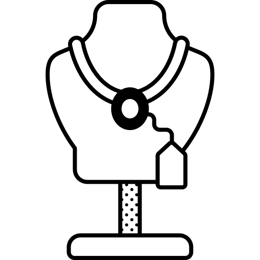 Necklace necklace pearl jewel icon