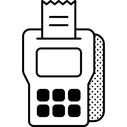 Pos pos terminal pay payment terminal icon