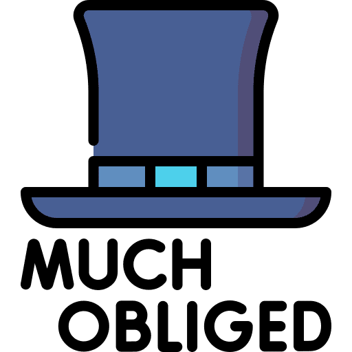 Much obliged thankful grateful much obliged icon