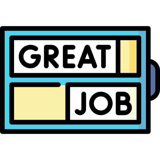 Great job energy communications message icon