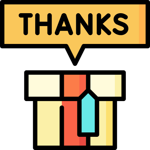 Thanks message thank you communications icon