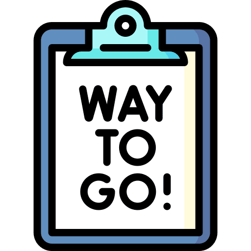 Way to go motivation way to go communications icon