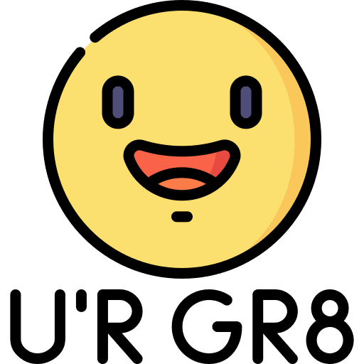 You are great reinforcement motivation message icon