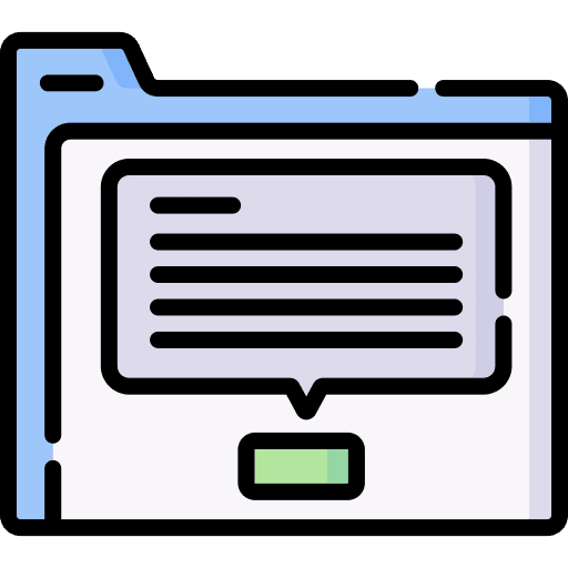 Comment message conversation speech bubble icon