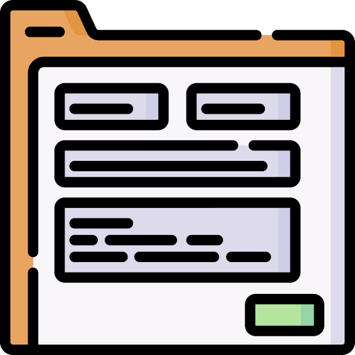 Contact form message browser online icon