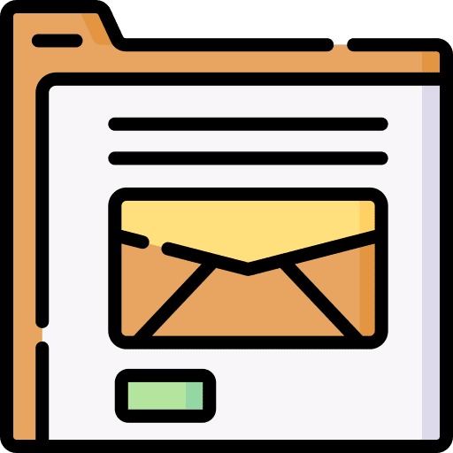 Email mail message envelope icon
