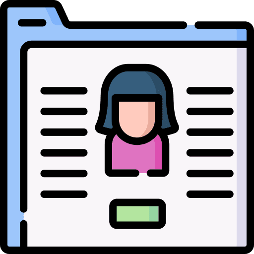 Profile browser account web page icon