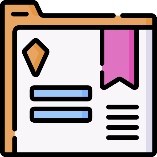 Bookmark favourite contact form internet icon