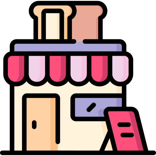 Bakery shop shop commerce bakery icon