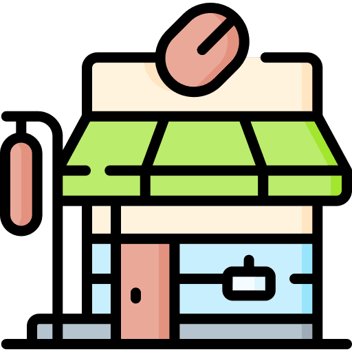 Coffee shop cafe architecture restaurant icon