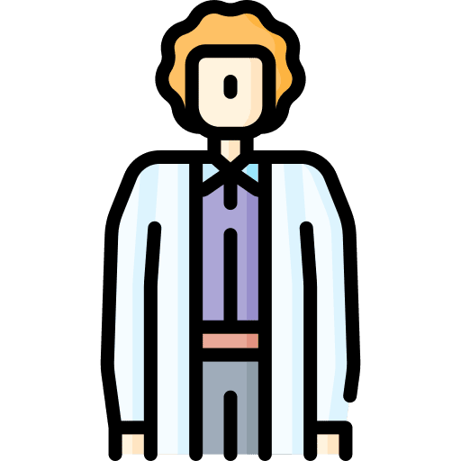 Doctor avatar social professions and jobs icon