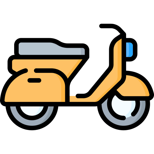 Scooter vehicle scooter transportation icon