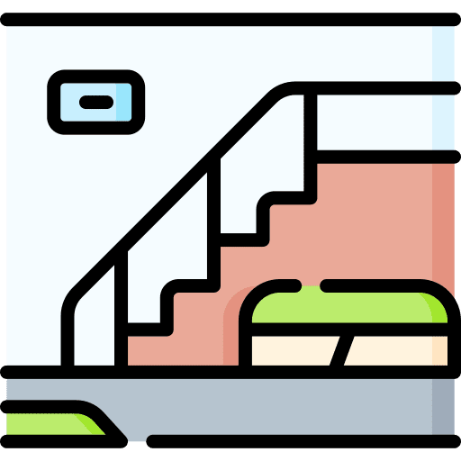 Stairs stairs street ascend icon