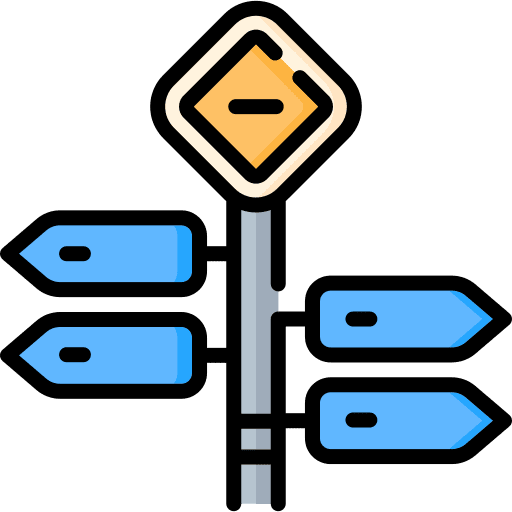 Street sign directional road sign signaling icon