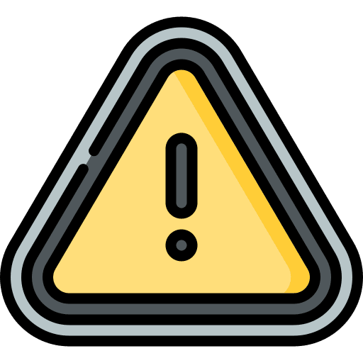 Caution warning problem alert icon