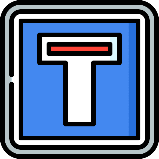 No through road direction priority road sign icon