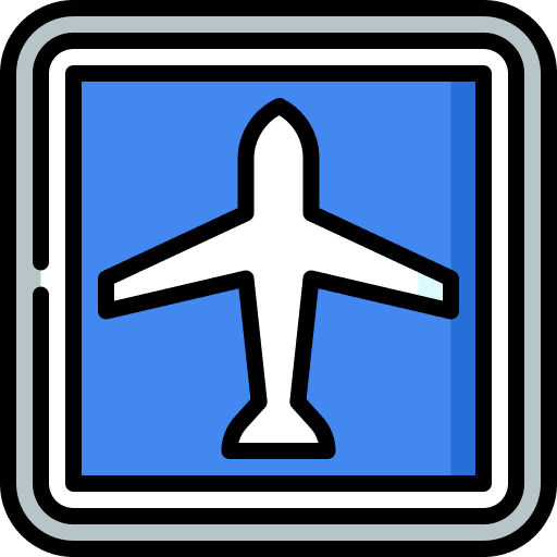 Airport signaling signal airport icon