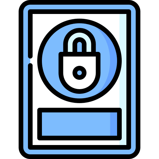 Keep locked keep locked security signaling icon