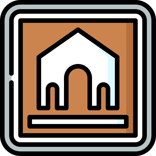 Monument signal signaling traffic sign icon