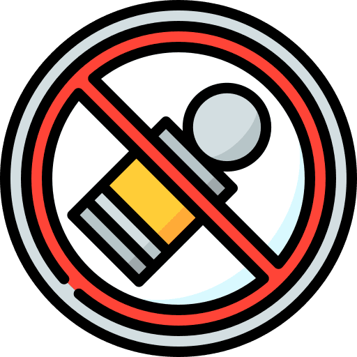 No littering signaling no littering sign icon