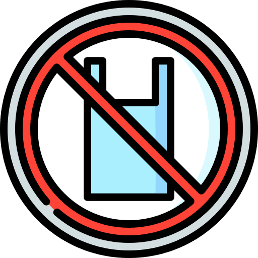 No plastic bags no plastic bags ecology and environment forbidden icon