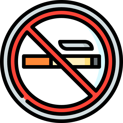 No smoking smoking signaling forbidden icon
