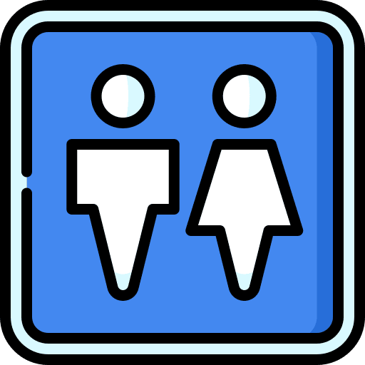 Toilet signs toilet lavatory icon