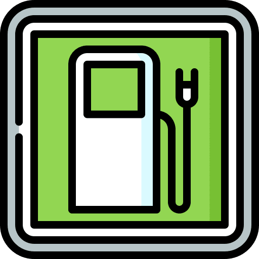 Charging station car electric car charging station icon