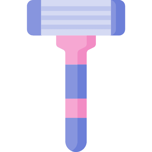 Razor hair removal cut grooming icon