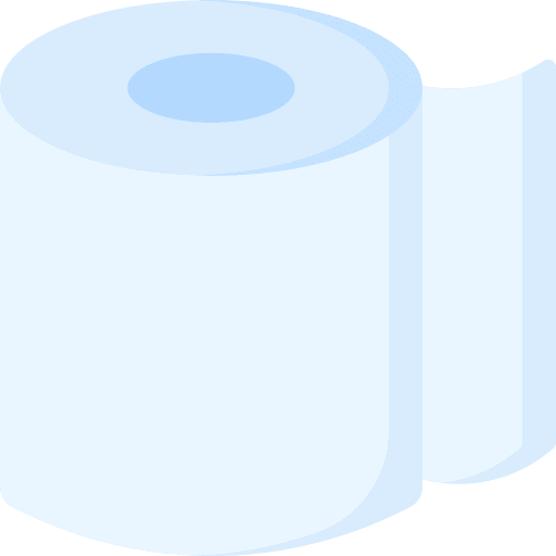 Toilet paper dispenser hygienic toilet paper icon