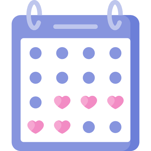Calendar time and date organization time icon