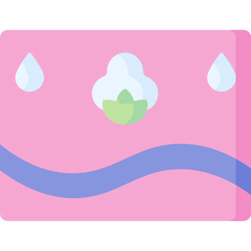 Cotton healthcare and medical women hygiene icon