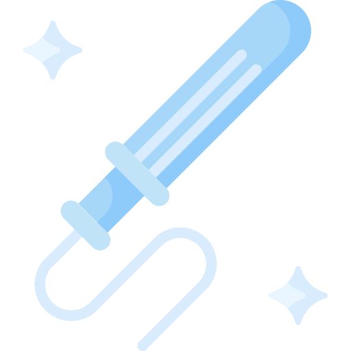 Tampon period woman hygiene icon