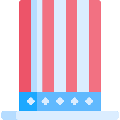 Independence day cultures celebration 4th of july icon