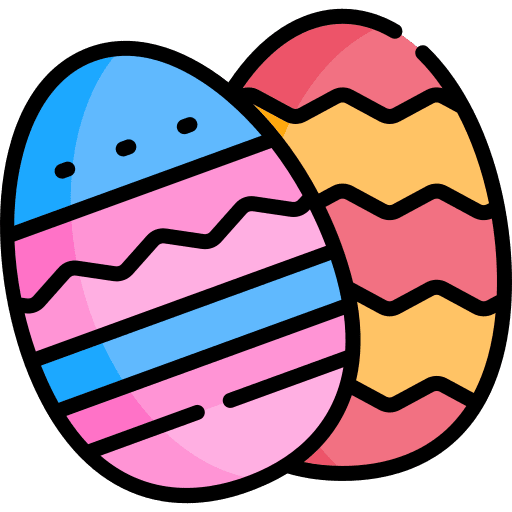 Easter day celebration party easter icon